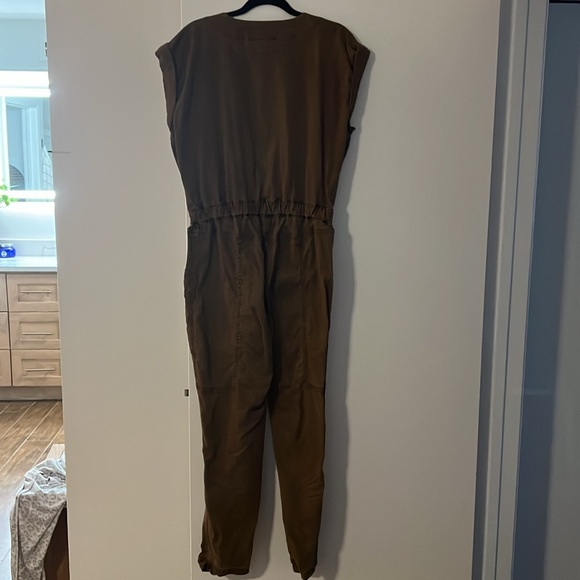 Splendid Cindy Utility Jumpsuit Brown Color Size XL - Picture 5 of 6